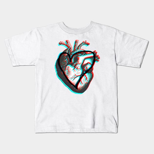 Heart Kids T-Shirt by Fabiopasqualiart